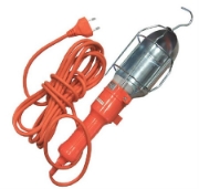 Imagine LAMPA PORTABILA "metal/plastic" CU CABLU 10m CU INTRERUPATOR E27 230V