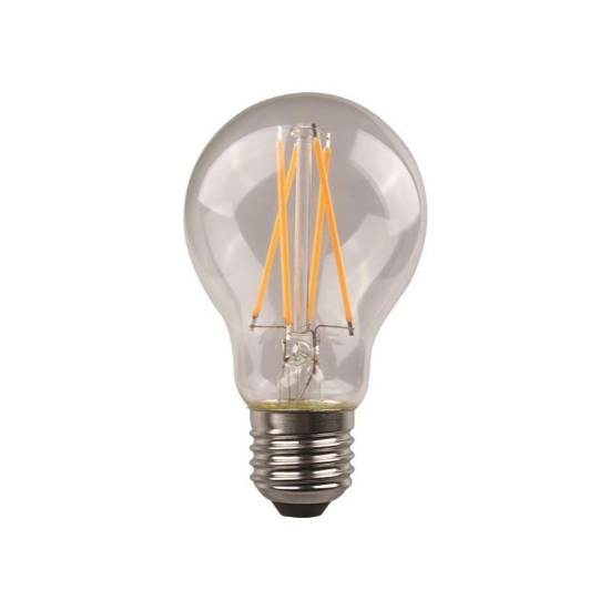 Imagine  Bec cu LED FILAMENT A60 Transparent 7W 806lm E27 6500K 220-240V eurolamp 147-78002