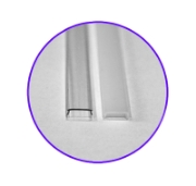 Imagine Dispersor transparent pentru profil PT&ST 2 m 05-30-05512