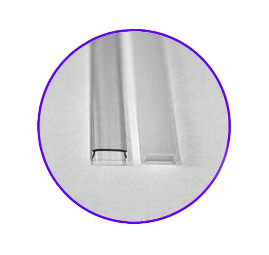 Imagine Dispersor transparent pentru profil PT&ST 2 m 05-30-05512