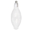 Imagine Sticla ornamentala "TORPEDO" transparent cu dulie adaptor E27