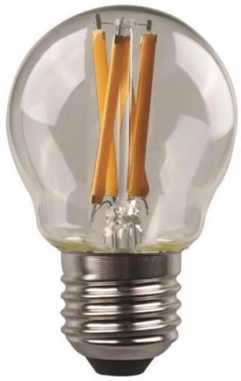 Imagine Bec cu LED FILAMENT BULB G45 Transparent 4,2W 480lm E27 3000k  EUROLAMP 220-240V 147-78261