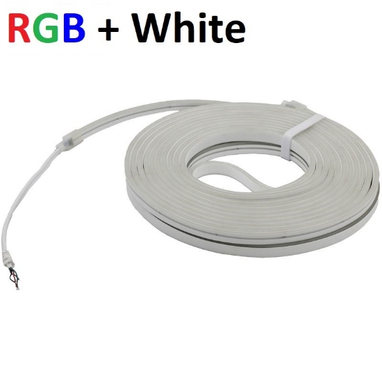 Imagine Banda LED NEON-FLEX 8W 24V IP67 LUMINA RGB+ALB 30-251019