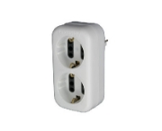 Imagine STECHER SCHUKO CU 2 IESIRI(schuko) tip "S"