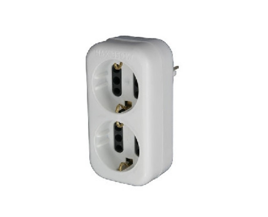 Imagine STECHER SCHUKO CU 2 IESIRI(schuko) tip "S"