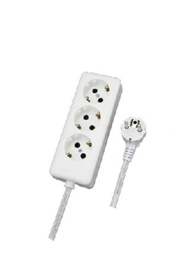 Imagine PRELUNGITOR 3p CU CABLU 3M 3x1.5mm - alb