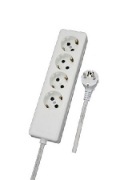 Imagine PRELUNGITOR 4p CU CABLU 1.5M 3x1mm - alb