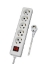 Imagine PRELUNGITOR 5p CU CABLU 1.8M 3x1mm & INTRERUPATOR - alb
