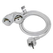 Imagine PRELUNGITOR SOUKO (1 stecher la 2 cuple) 5m CABLU: 3x1.5mm - alb