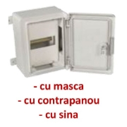 Imagine TABLOU ABS  50x40x18cm CU USA MATA - 45 posturi/3sir. -  IP65