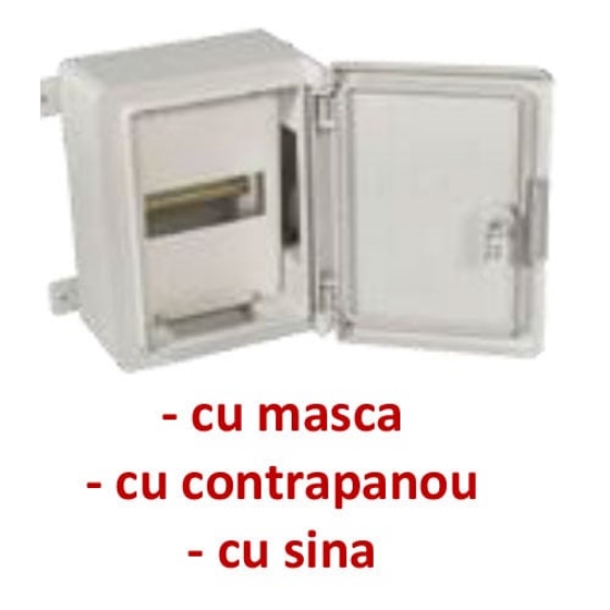 Imagine TABLOU ABS  60x40x20cm CU USA MATA - 60 posturi/4sir. -  IP65