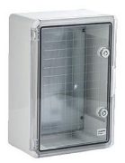 Imagine TABLOU ABS  50x40x18cm CU USA TRANSPARENTA - 45 posturi/3sir. -  IP65
