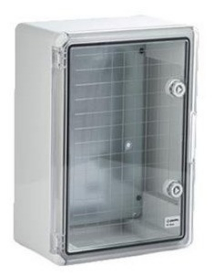 Imagine TABLOU ABS  50x40x18cm CU USA TRANSPARENTA - 45 posturi/3sir. -  IP65