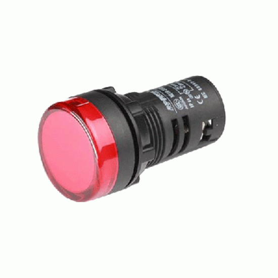 Imagine LAMPA PANOU o22 110V AC/DC LED ROSU