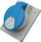 Imagine Priză industrială încastrată 16A 400V IP54 IEN 1653 SEZ