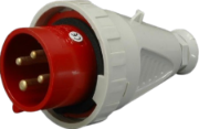 Imagine Ștecher industrial 5P 63A 380V IP67 IVGN 6353
