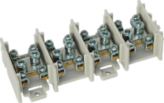 Imagine Șir de cleme ramificație cu capac 4 poli - 1 intrare x 10...35mm² / 4 ieșiri x 2.5...6mm²