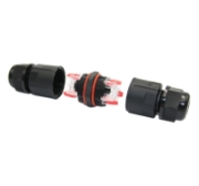 Imagine MUFA/CONECTOR PENTRU CABLU 0,5mm...2.5mm 5x16Amp cu Clema Rapida 3p.