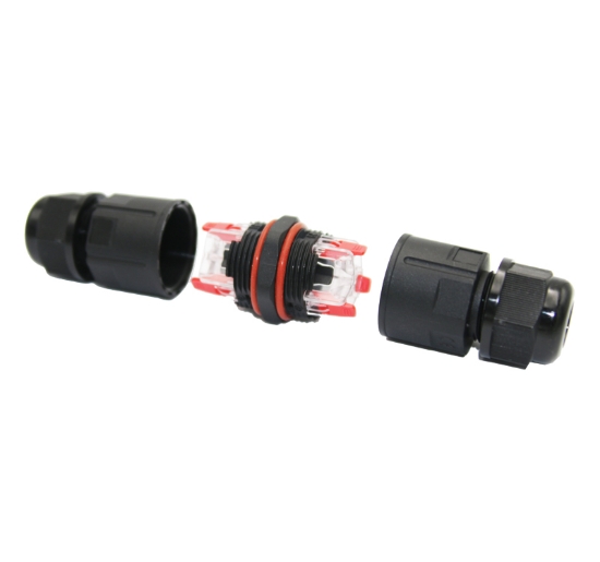 Imagine MUFA/CONECTOR PENTRU CABLU 0,5mm...2.5mm 5x16Amp cu Clema Rapida 3p.