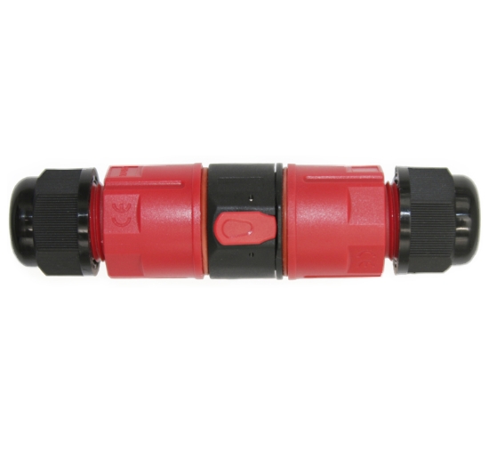 Imagine MUFA/CONECTOR PENTRU CABLU 0,5mm...2.5mm 5x16Amp cu Clema Rapida 3p. & Buton