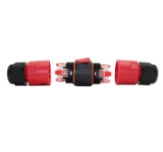 Imagine MUFA/CONECTOR PENTRU CABLU 0,5mm...2.5mm 5x16Amp cu Clema Rapida 3p. & Buton