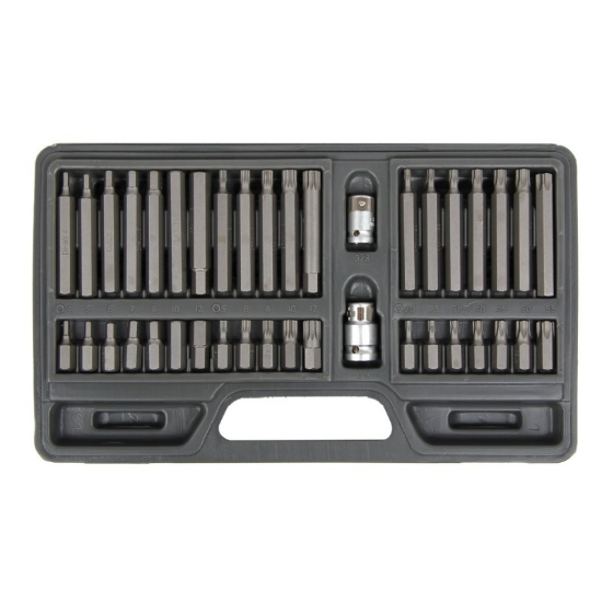 Imagine SET VARFURI HEXAGONALE/CANELATE/TORX CR-VA S2 - 40P.