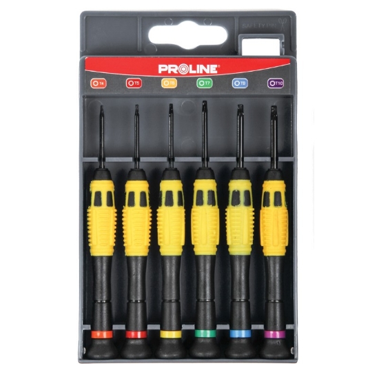 Imagine SET SURUBELNITE PRECIZIE NI-CR-MO CU MANER / TORX - 6P.