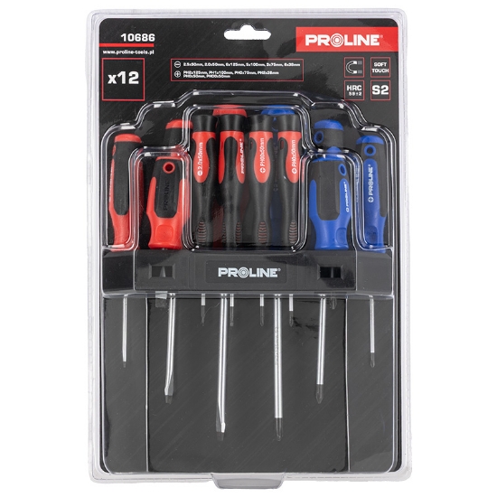 Imagine SET SURUBELNITE S2 MANER SOFT-TOUCH CU SUPORT - 12P.