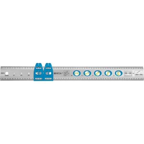 Imagine RIGLA ALUMINIU CU SCALA METRICA SI BOLOBOACE 600MM