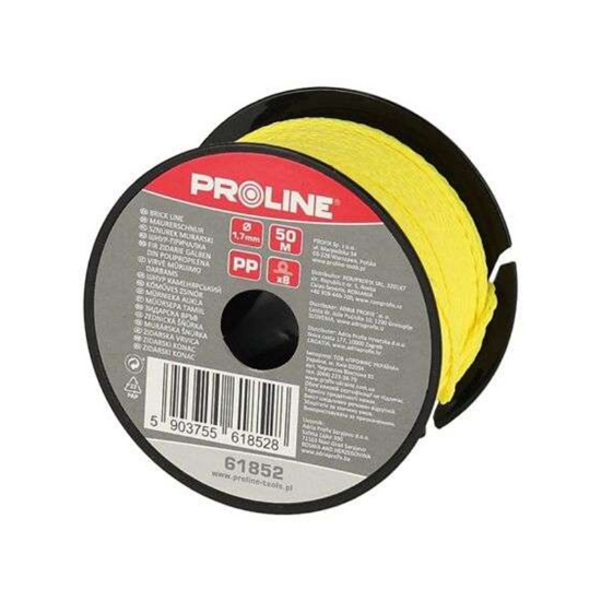 Imagine FIR ZIDARIE POLIPROPILENA / GALBEN - 1.7MM / 100M