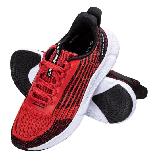Imagine PANTOF USOR TIP PLASA TESUTA CU TALPA SPUMA / ROSU - 39