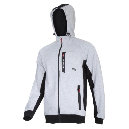 Imagine JACHETA HANORAC PREMIUM CU GLUGA SI FERMOAR / GRI - 3XL