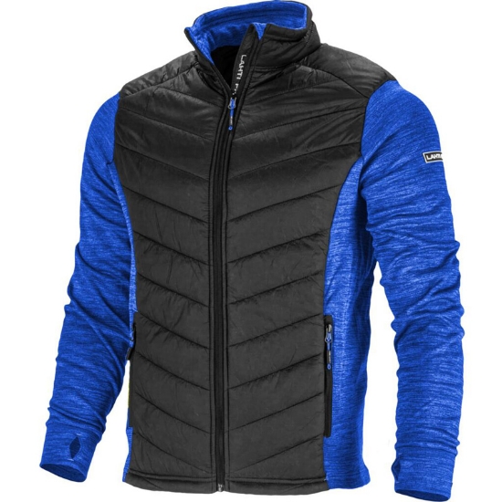Imagine JACHETA CU IMPRIMEU SI MATLASARE / ALBASTRU-NEGRU - XL