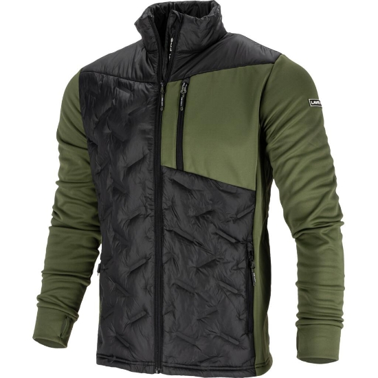 Imagine JACHETA MEDIU-ELASTICA CU MATLASARE / VERDE-NEGRU - XL