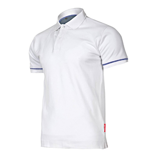 Imagine TRICOU BUMBAC POLO / ALB - 2XL