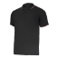 Imagine TRICOU BUMBAC POLO SUBTIRE / NEGRU - L