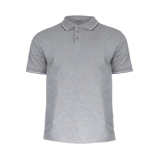 Imagine TRICOU BUMBAC POLO SUBTIRE / GRI - XL