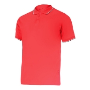Imagine TRICOU BUMBAC POLO SUBTIRE / ROSU - XL