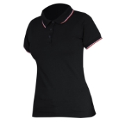 Imagine TRICOU BUMBAC POLO (DAMA) / NEGRU - XL