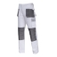 Imagine PANTALON LUCRU MEDIU-GROS BUMBAC / ALB - S/48