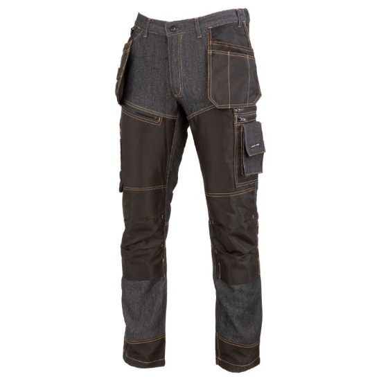 Imagine PANTALON LUCRU TIP-BLUGI CU INTARITURA INCHISI - 2XL