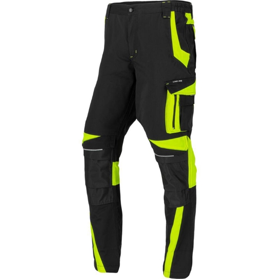 Imagine PANTALON LUCRU CU INSERTII CONTRASTANTE VIZIBILE - 2XL