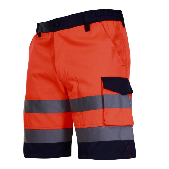 Imagine PANTALON REFLECTORIZANT SCURT / PORTOCALIU - 2XL