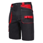 Imagine PANTALON LUCRU BUMBAC SCURT / NEGRU - S/H-164
