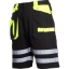 Imagine PANTALON SCURT CU REFLECTORIZANT NEGRU-VERDE - 2XL