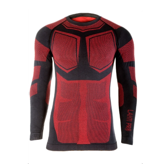 Imagine BLUZA DE CORP TERMOACTIVA / NEGRU-ROSU - L/XL