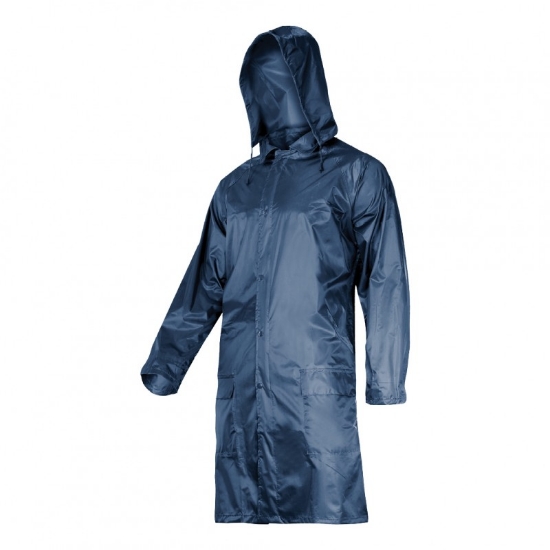 Imagine PELERINA PLOAIE CU NASTURI SI FERMOAR / ALBASTRU - 3XL