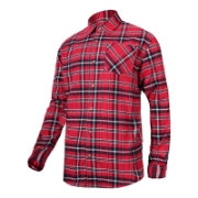 Imagine CAMASA FLANEL CU CAROURI GROASA / ROSU - 3XL/H-194