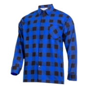 Imagine CAMASA FLANEL CU CAROURI / ALBASTRU - 2XL/H-188