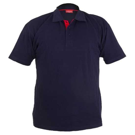 Imagine TRICOU BUMBAC POLO / ALBASTRU - 2XL
